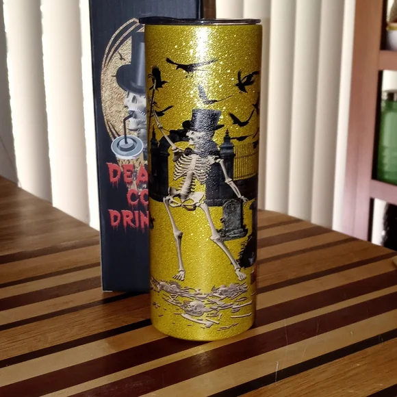 Halloween skeleton 20oz insulated tumbler