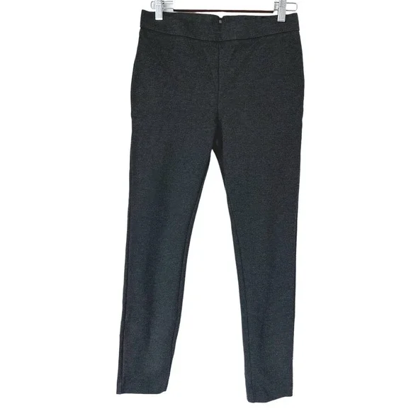 J Crew Pixie Pants Womens M Charcoal Gray‎ Slim Fit Stretch Ankle Pants