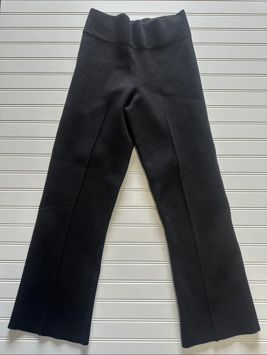J.Crew Black Ponte Knit Bootcut Pull-On Pants Women’s Medium