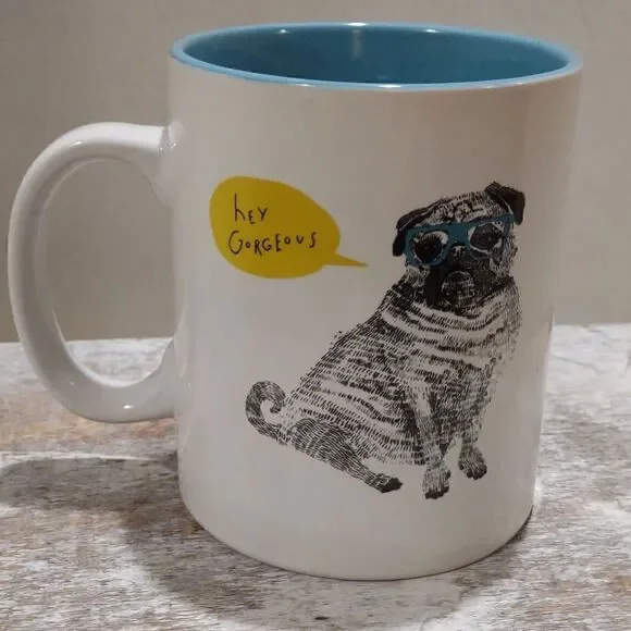 👍 Pug Mug   Hey Gorgeous!  C7