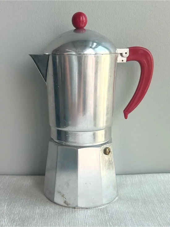 ITALIAN/RETRO-style 10oz stovetop espresso maket
