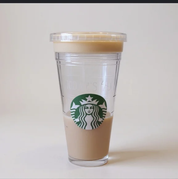 Starbucks 24oz Clear Siren Logo Cold Cup Tumbler