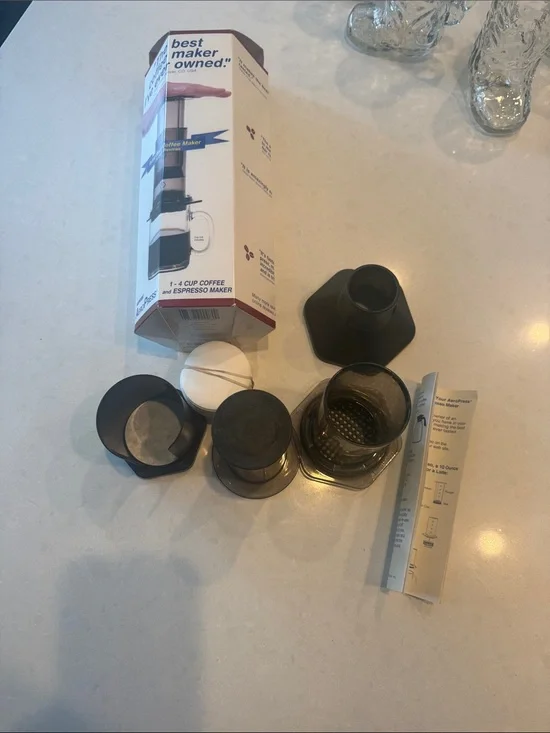 Best Maker Owned Black AeroPress-Style Coffee & Espresso Maker Accessories Set