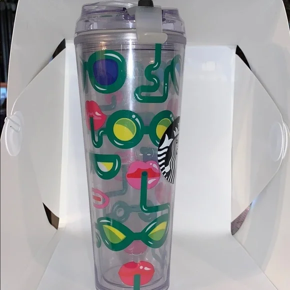 24 ounce Vintage Starbucks Insulated Plastic Cup