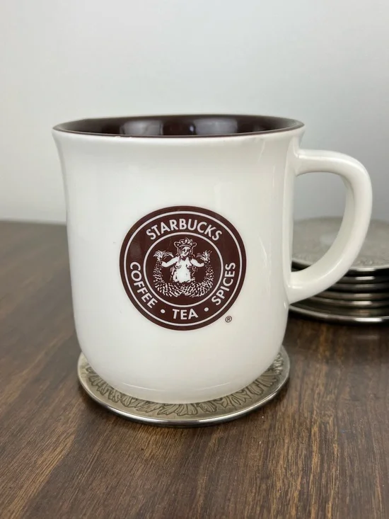 2010 Starbucks Coffee Mug Pike Place Market - Original 1971 Siren New Bone China