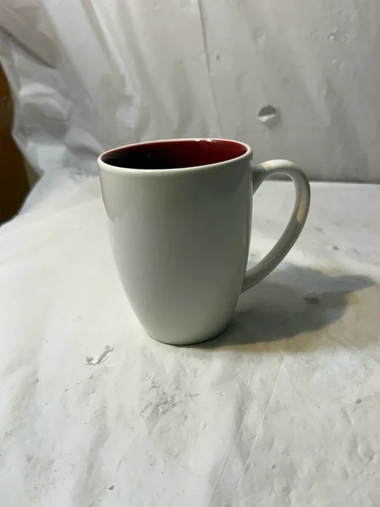 Mainstays white coffee ceramic 12 oz mug