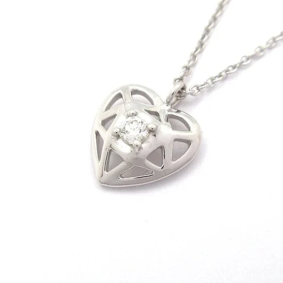 Tiffany & Co. Necklace 18K White Gold Diamond
