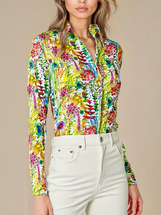 J Crew Size‎ 00 Button Up Long Sleeve Shirt Tresco Floral Liberty Art Fabrics