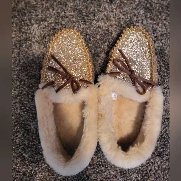 J. Crew Sparkly Slippers size 8