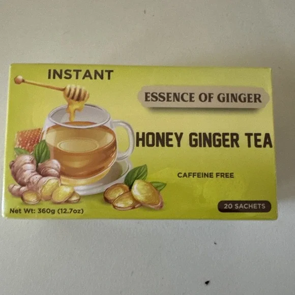 Essence Of Ginger, Instant Honey Ginger Tea 20 Sachets 360g Factory, Sealed
