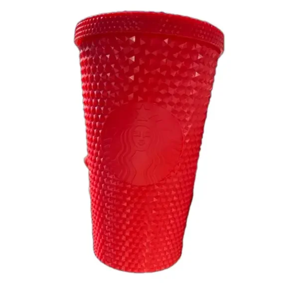 Starbucks Dragonfruit Grid Studded Tumbler  16 oz UPC 762111507105 no straw