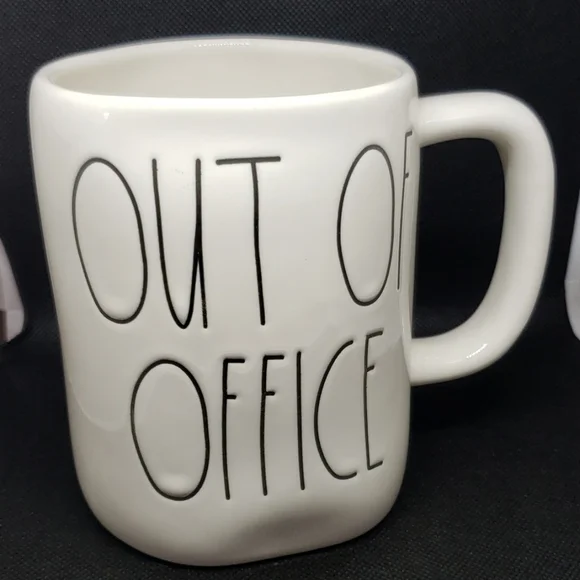 Rae Dunn OUT OF OFFICE new mug