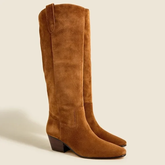 New! J. Crew Piper Knee-high Boots in Suede 5.5