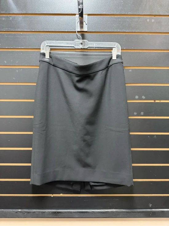HATCH x J.Crew Black Stretch Pencil Skirt Side Zip Lined NWT Size 1 S/M