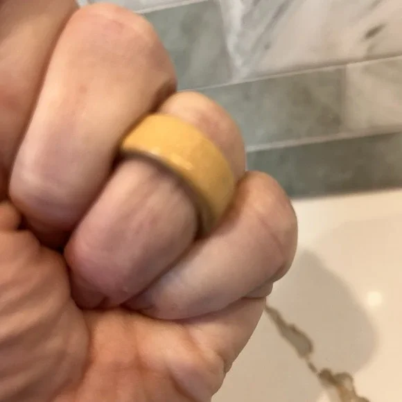 Natural Wood Ring  Approx US Ring Size: 6.5
