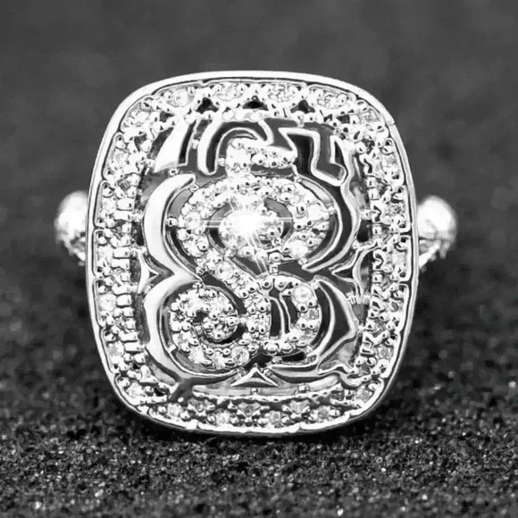 🍁New Creative Design CZ Mystic Symbol Ring For Woman, GPMB1503