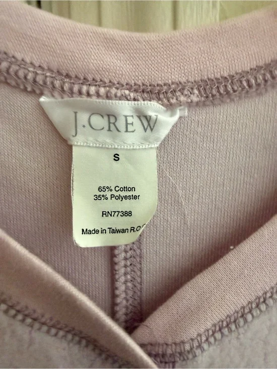 J. Crew Pink Union Suit One Piece Pajamas Small Cotton Blend Loungewear