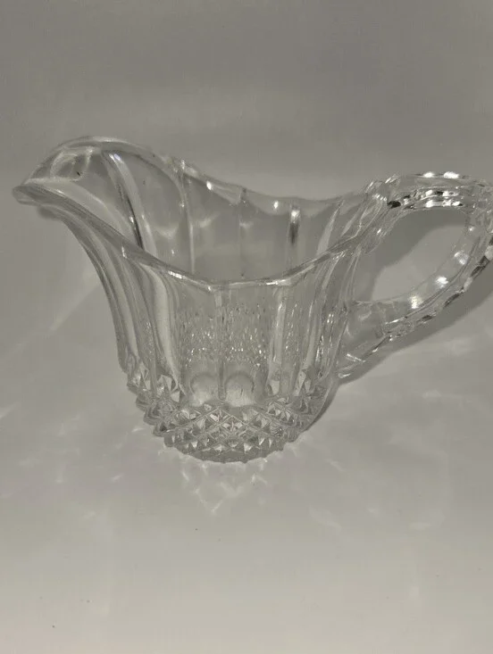 Vintage Glass Creamer Germany Small Chip