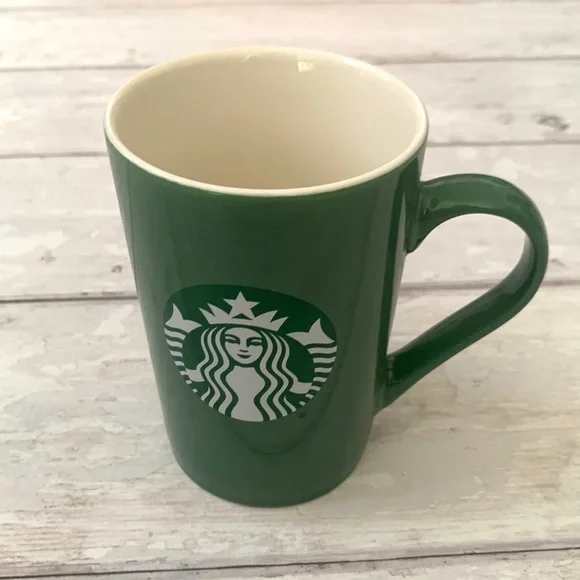 Starbucks Mug 2021 Green 11oz Ceramic Coffee Tea Cup Logo
