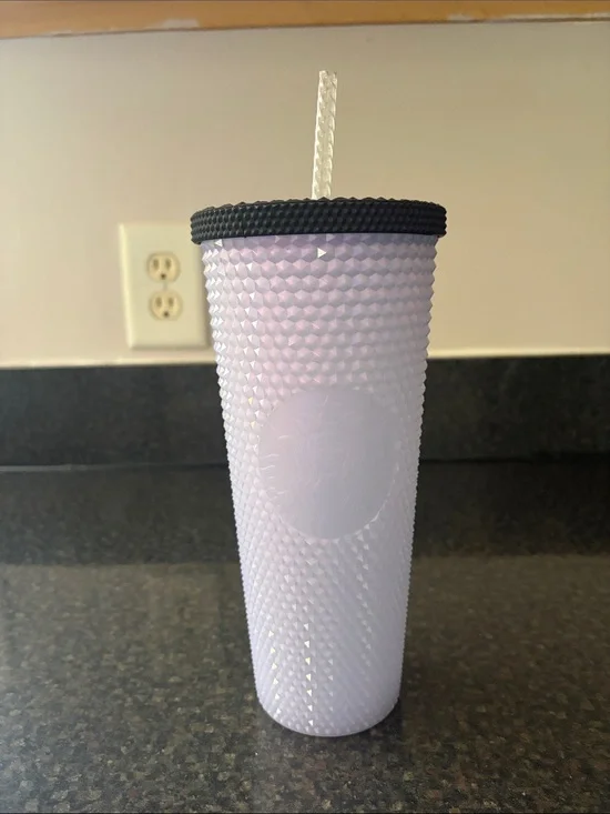 NEW Starbucks Holiday Icy Lilac Studded Tumbler 24 oz Limited Edition