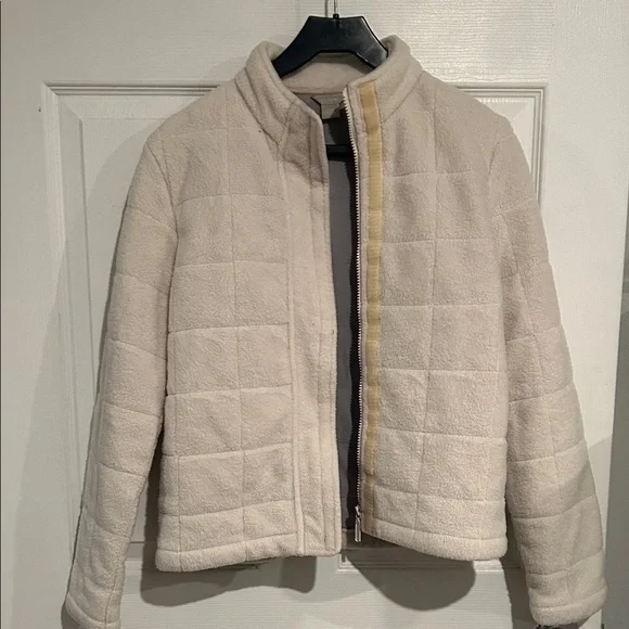 J. Crew Women's‎ Cream Puffer Jacket