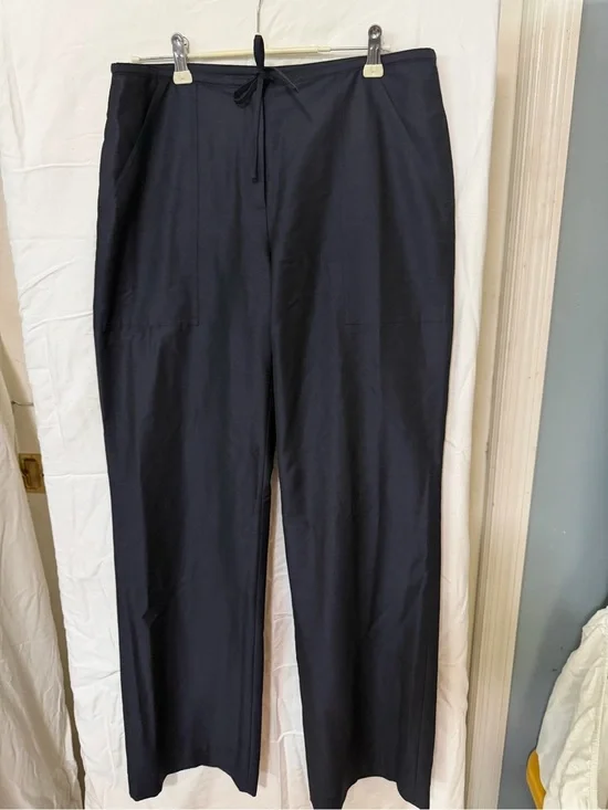 J. Crew Navy rayon wool blend Pants like new