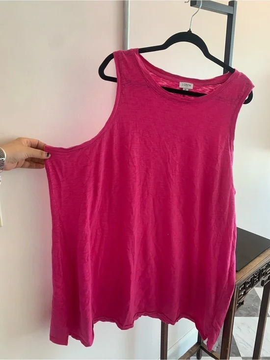 194 J. Crew Hot Pink Tank Top