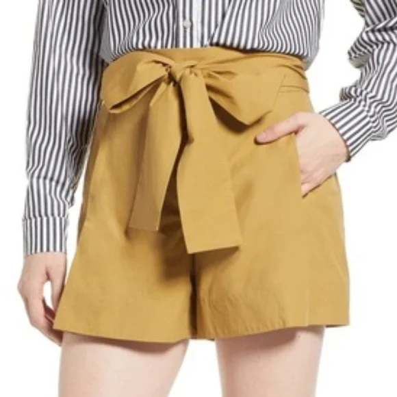J. Crew women‎ 16 cotton poplin tie waist shorts