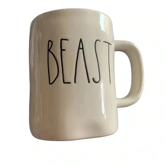 RAE Dunn Beast coffee cup
