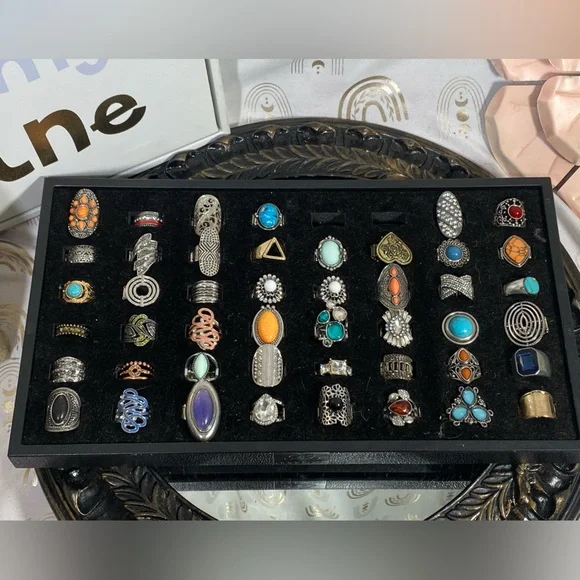 Vibrant Gemstone Ring Collection Mix and match $5 Each or 5/$20!