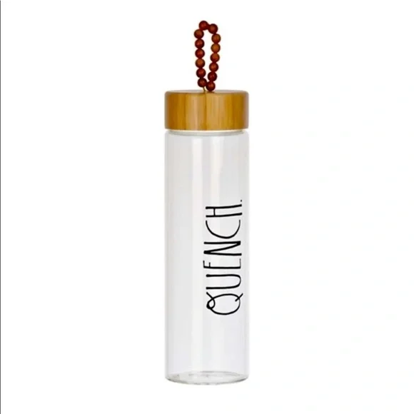 Rae Dunn quench glass beverage tumblr