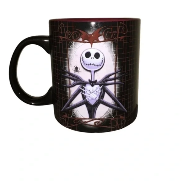 Disney Jack Skellington 20 oz Mug Nightmare Before Christmas Gothic Ceramic Cup