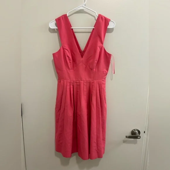 NWT J.Crew V-Neck A-Line Faille Party Dress Size 2