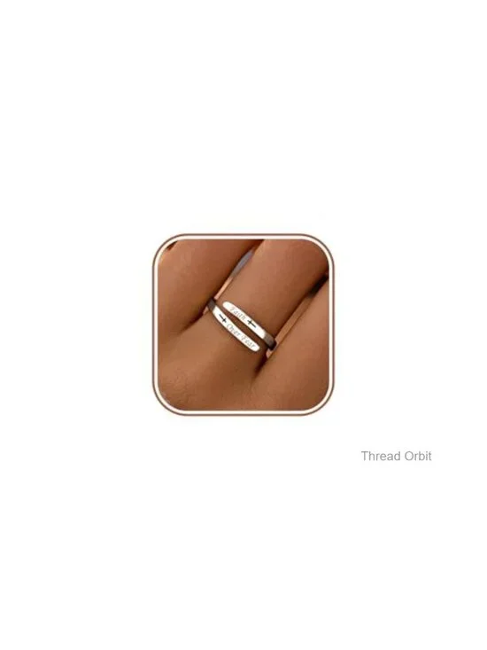 Faith Over Fear Cross Ring 925 Sterling Silver 14k Gold Plated Adjustable