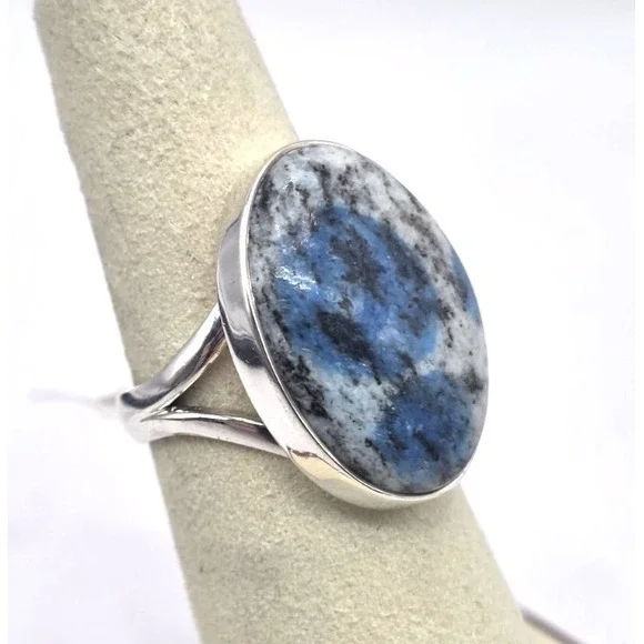 Genuine K2 Jasper Oval Ring Size 6.5 Sterling Silver 925 Handmade Southwest‎ NWT