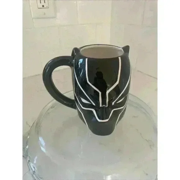 Black Panther Marvel Comics Coffee Mug Cup Avengers Zak! Mask Black Handle