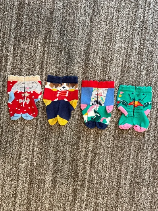 Mini Boden 2T 3T Toddler Novelty Fairytale Cotton Socks Set