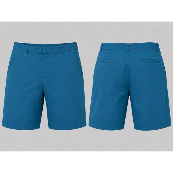 Nike Golf Dri-Fit SHORTS  Mens 40  AQUA BLUE Stretch  Athleisure PERFORMANCE