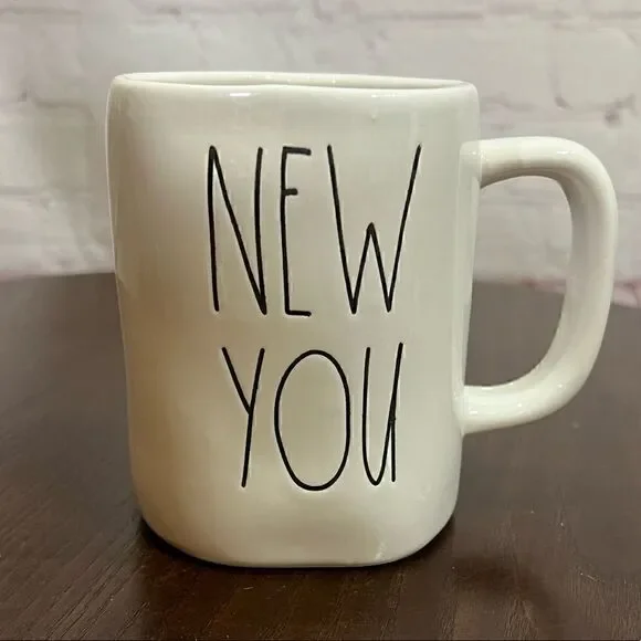 New RAE DUNN ARTISAN COLLECTION COFFEE MUG. “NEW YOU”