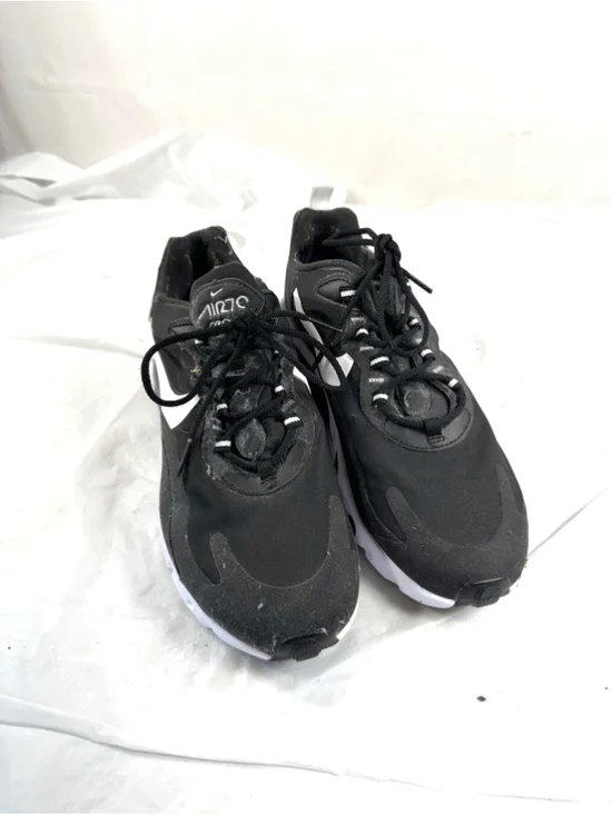Nike Men's Air Max 270 React Training Shoes Size 7.5 US Black/White AO4971-004