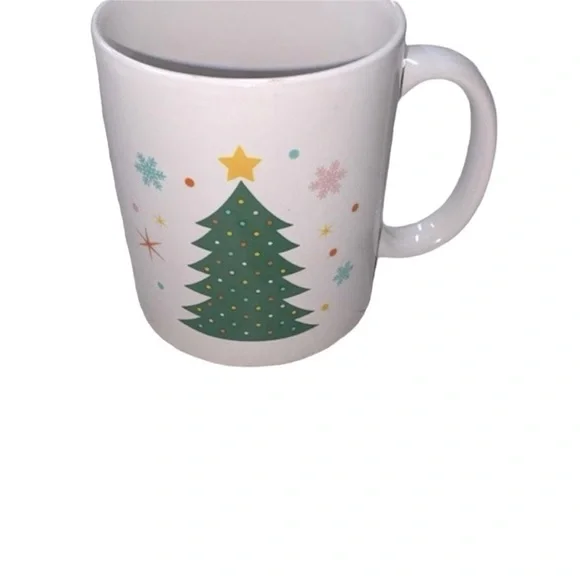 Vintage Christmas tree coffee/tea ceramic mug