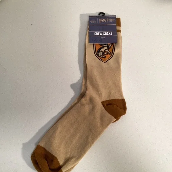 Harry Potter Hufflepuff House Socks Sz 8-12 Universal