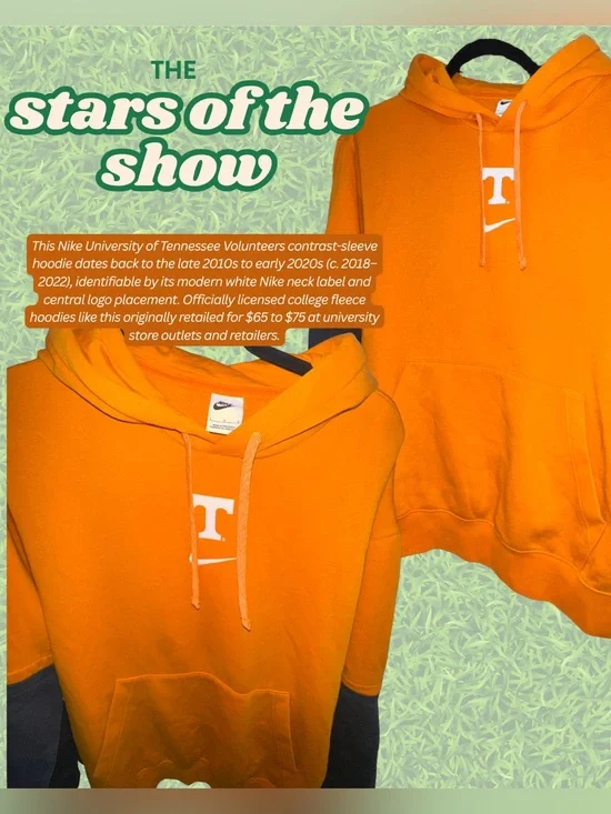 Nike Orange Hoodie University of Tennessee