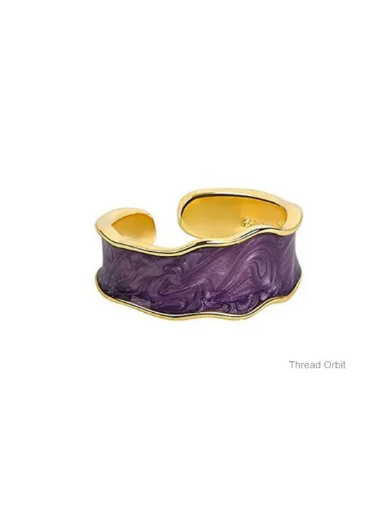 Adjustable Chunky Stacking Punk Ring Set Jewelry