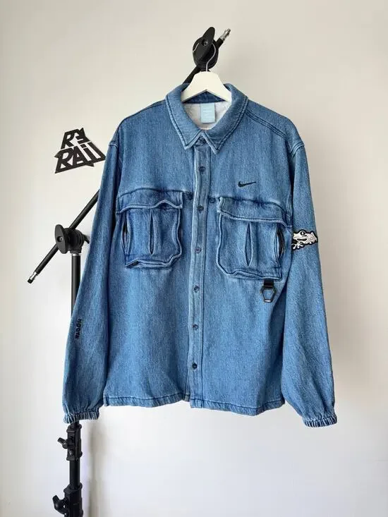 Nike x NOCTA Drake Opal Lily Pad Denim Utility Jacket