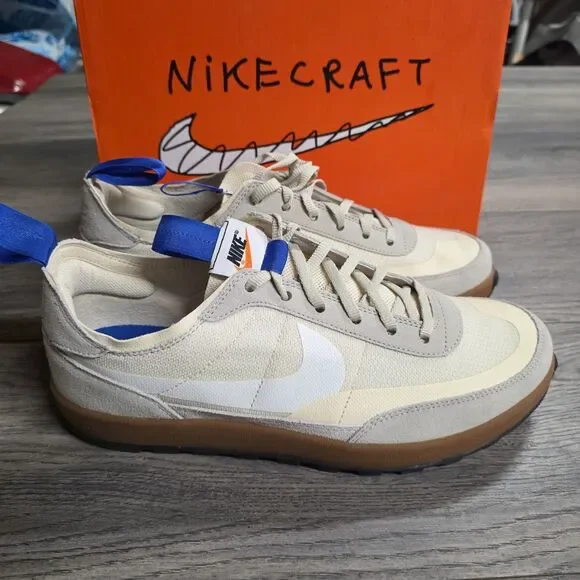 Nike x Tom Sachs General Purpose Cream Bone Size Mens 10 W 11.5 New DA6672-200