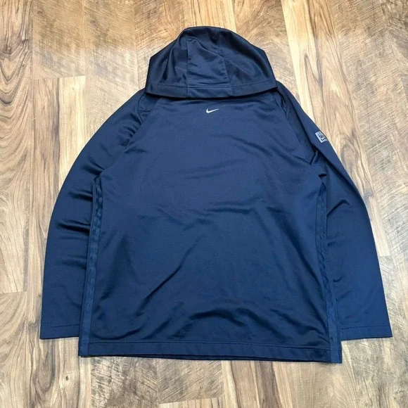 Vintage Y2K Center Swoosh Nike Hoodie 90s 2000s Silver Tag
