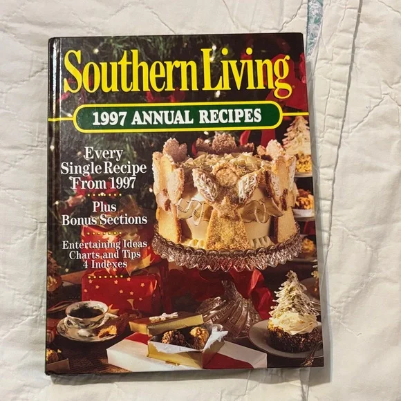 Southern Living 1997 Annual Recipes‎ Cookbook - Red and Yellow Cover