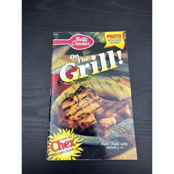 Betty Crocker On The Grill 2000 Cookbook Chex Recipes BBQ‎ Booklet