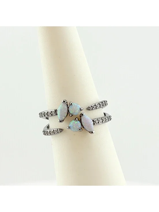 Bomb Party October Ring Sz 7 